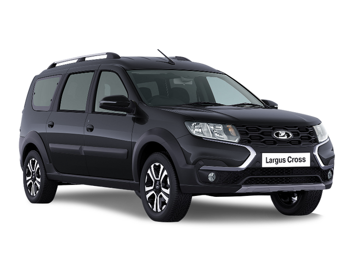 Lada Largus Cross 7 мест Черная жемчужина